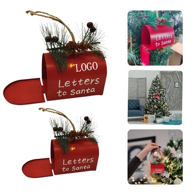 Pine Christmas Mailbox Decorative Swag