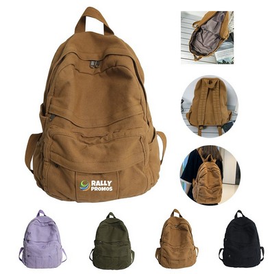 Vintage Canvas Travel Backpack