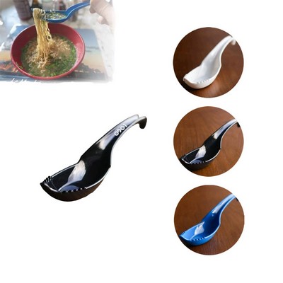 2 In1 Ramen Noodle Soup Spoon With Fork