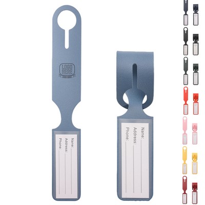 PU Leather Luggage Tag