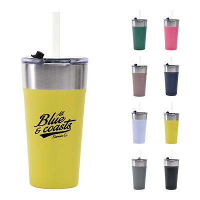 20oz Stainless Steel Beer Tumbler with Built-in Opener