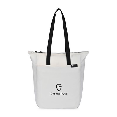Renew Recycled rPET Zippered Tote - AWARE™ - Cream