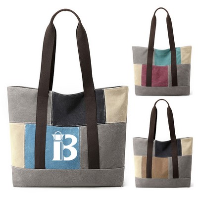 Canvas Daily Totes Shoulder Bag