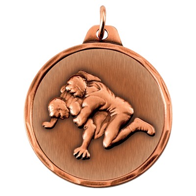 1 1/2" Bronze Wrestling Medal