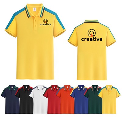 Polyester Raglan Polo Shirt