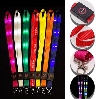 Custom LED lanyards (Battery included)