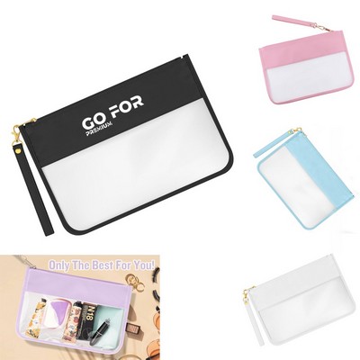 Nylon Clear Zipper Pouch