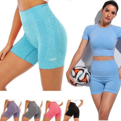 Fashion Workout Gear High-Waisted Seamless Workout Shorts for Women
