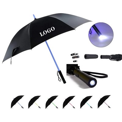 Multicolor LED Rain Umbrella