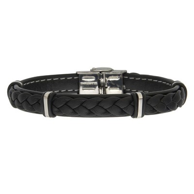 Jilco Inc Men's Leather Bracelet