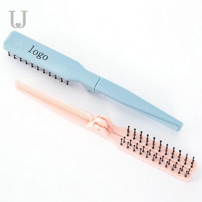 Dual Purpose Folding Travel Hair Comb