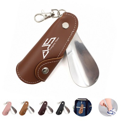 PU Shoe Horn Keychain