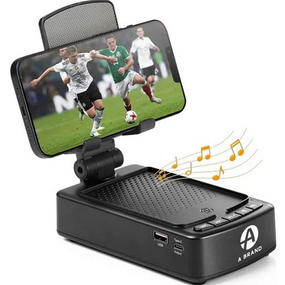 Phone Stand with Wireless Bluetooth Speaker