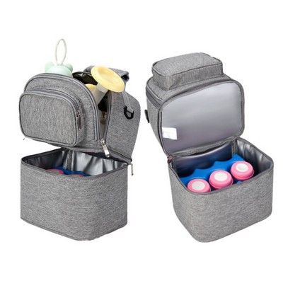 Double Layer Mommy Bag w/ Cooler Compartment