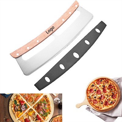 Wooden Handle Pizza Cutter