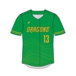 SAMPLE Juice Faux Front Short Sleeve Jersey; Active Cloth / Pin Dot Mesh; Womens; M