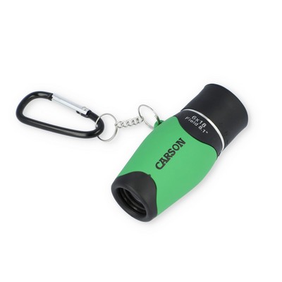 Carson Minimight 6X18Mm Pocket Monocular w/Carabiner Clip - Green