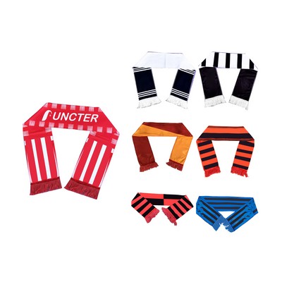 Sports Soccer Football Scarf With Tassel