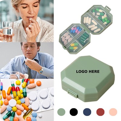 Mini 6 Pills Case Container