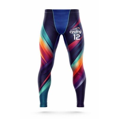 Unisex Cycling Long Tights Sublimated 300GSM