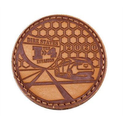 4'' Custom Real Leather Patches