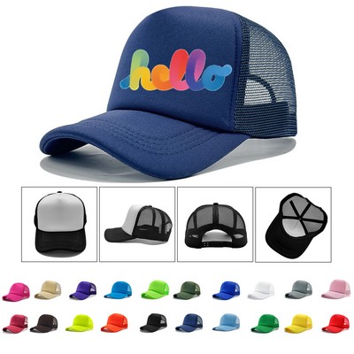Foam Mesh Back Trucker Cap