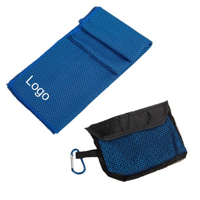 Portable Storage Mesh Bag For Quick-Drying Cold Towels