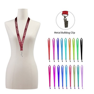 3/4" Polyester Logo Lanyard