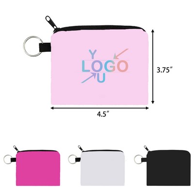 Motivational Pink Ribbon Mini Wallet