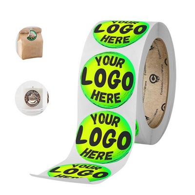 Custom Eco-Safe Paper Roll Labels