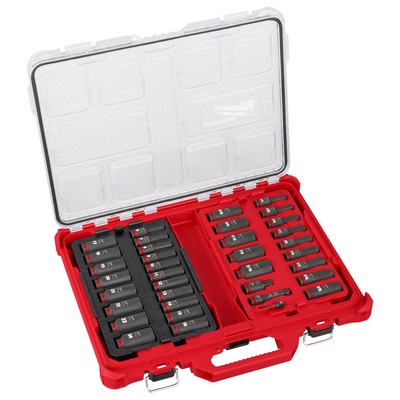 Milwaukee Shockwave Impact Duty Socket 3/8" Drive 36Pc Packout Set