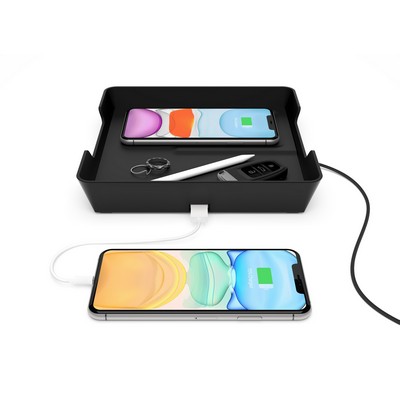 Einova Qi-Certified 10W Fast Charging Valet Tray