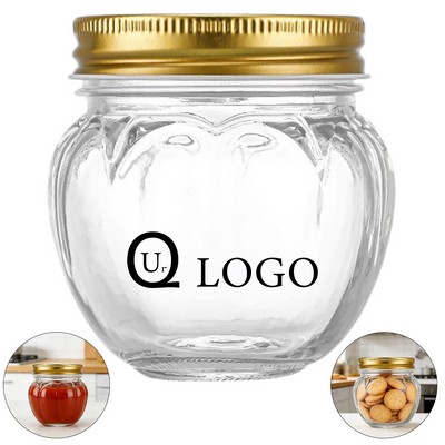 Tomato-Shaped Glass Jar