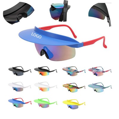 Cycling UV400 Windproof Visor Sunglasses