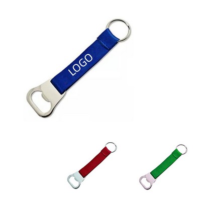 Heavy Duty Keychain Opener with Strap