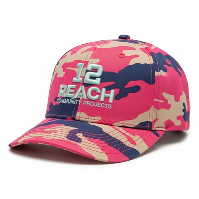 Richardson Nyco 6-Panel Hat W/Leather Patch Or Embroidery