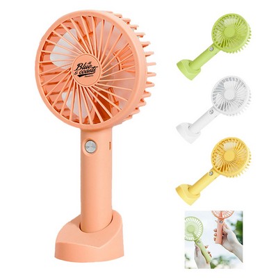 USB Cahrging Handheld Fan with Stand