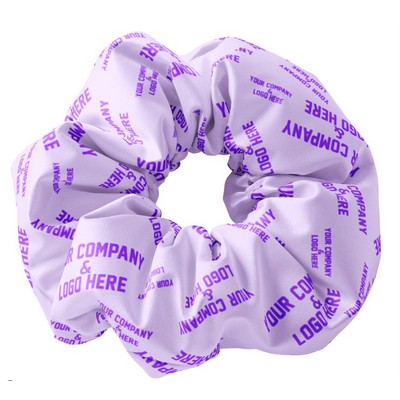 Custom Full Color Satin Silk Scrunchies