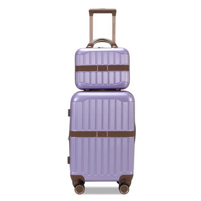 Dakota 2-Piece Hardside Carry-On Cosmetic Luggage Set, Gravender