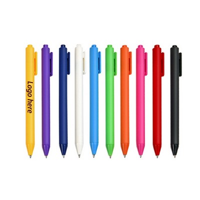 Tactile Rubber-Clad Retractable Gel Pen