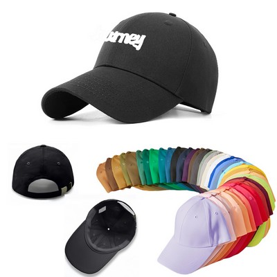 Structured Cotton Twill Baseball Cap