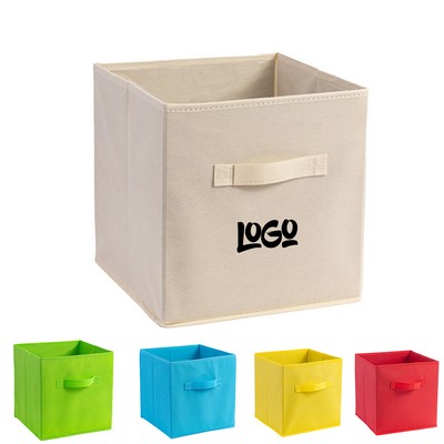 Foldable Non-Woven Storage Box w/ Handle