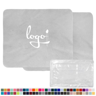Microfiber Glasses Cleaning Cloth With PVC Packaging