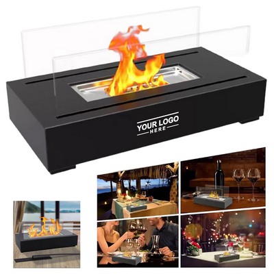 Rectangle Tabletop Bio Ethanol Fireplace