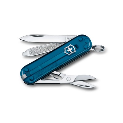 Classic SD 7 Function Swiss Army Knife - Sky High (Blue Translucent)