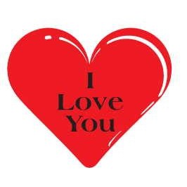 Heart Promotional Magnet w/ Strip Magnet (8")