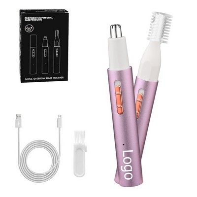 Rechargeable Nose and Ear Hair Trimmer for Women Men Eyebrow Hair Remover