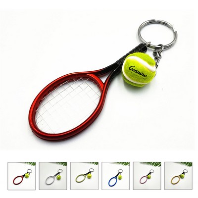 Tennis Racket Keychain