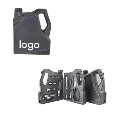 Hardware Tool Set 21-Piece Oil Can Shape