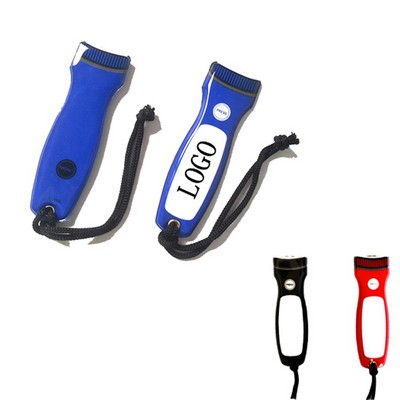 Pvc Flat Torch Flashlight With Magnet